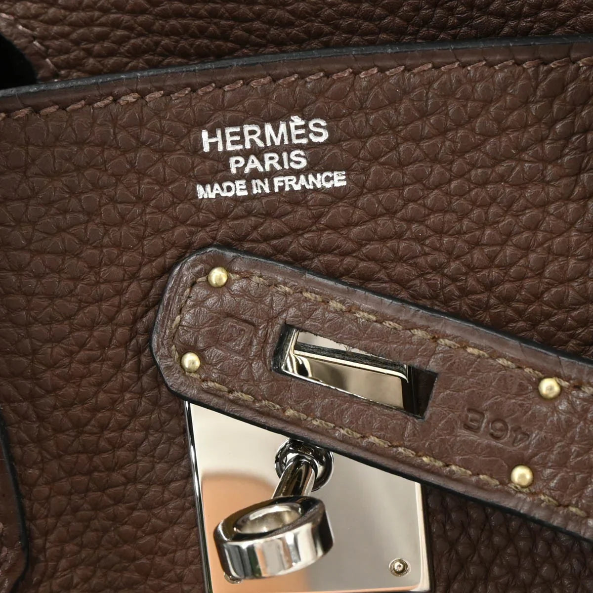 Hermes 2007 Ebene Togo Birkin 30 Handbag