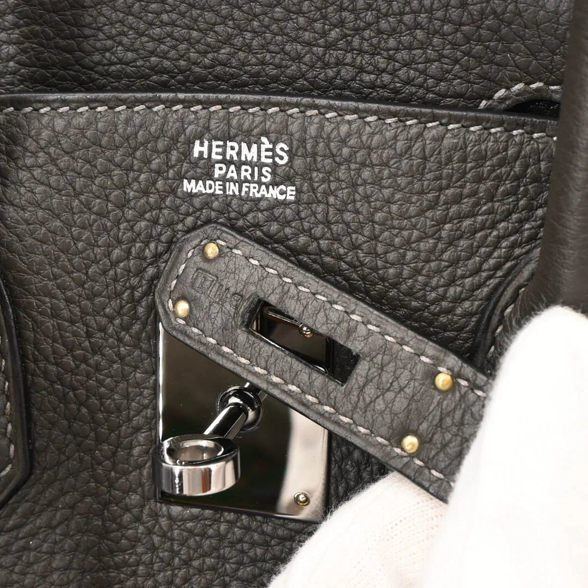 Hermes 2005 Graphite Togo Birkin 30 Handbag