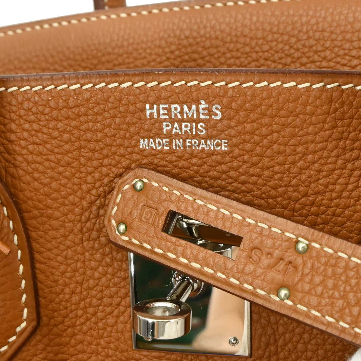 Hermes 2003 Gold Togo Birkin 35 Handbag
