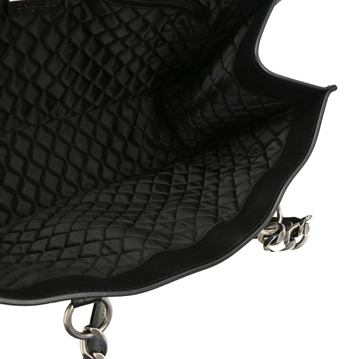 Chanel 2005-2006 Black Calfskin Tote Bag