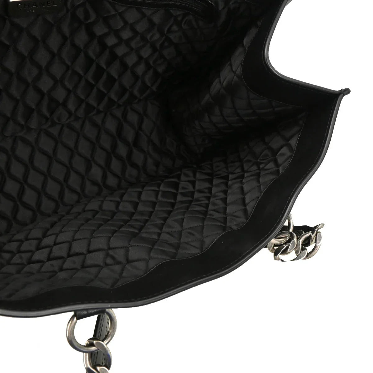 Chanel 2005-2006 Black Calfskin Tote Bag