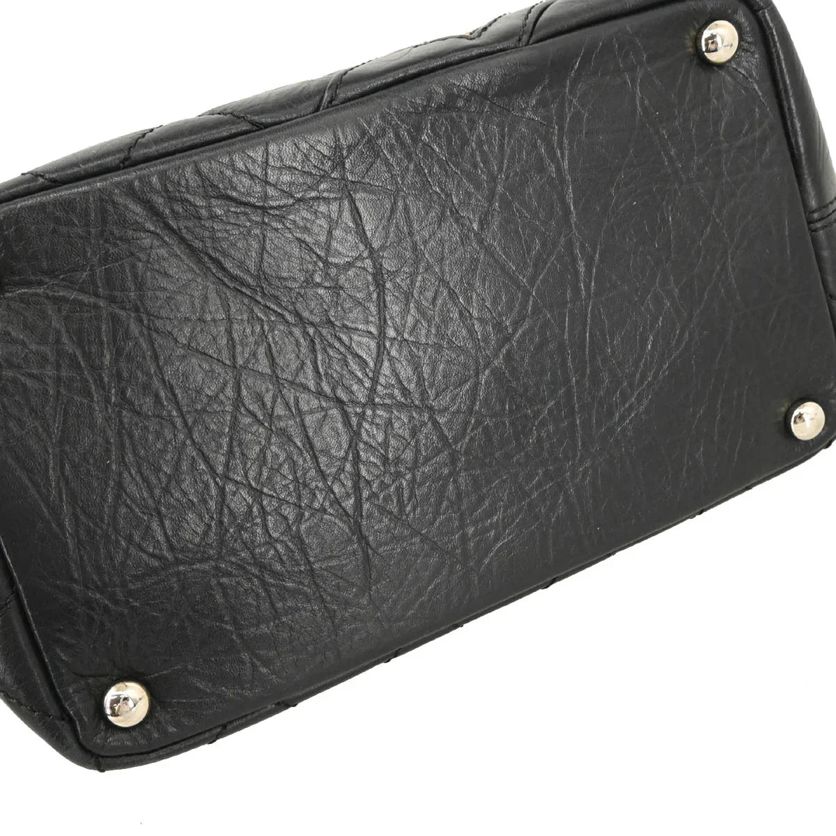 Chanel 2006-2008 Black Calfskin Cambon Ligne Tote Handbag
