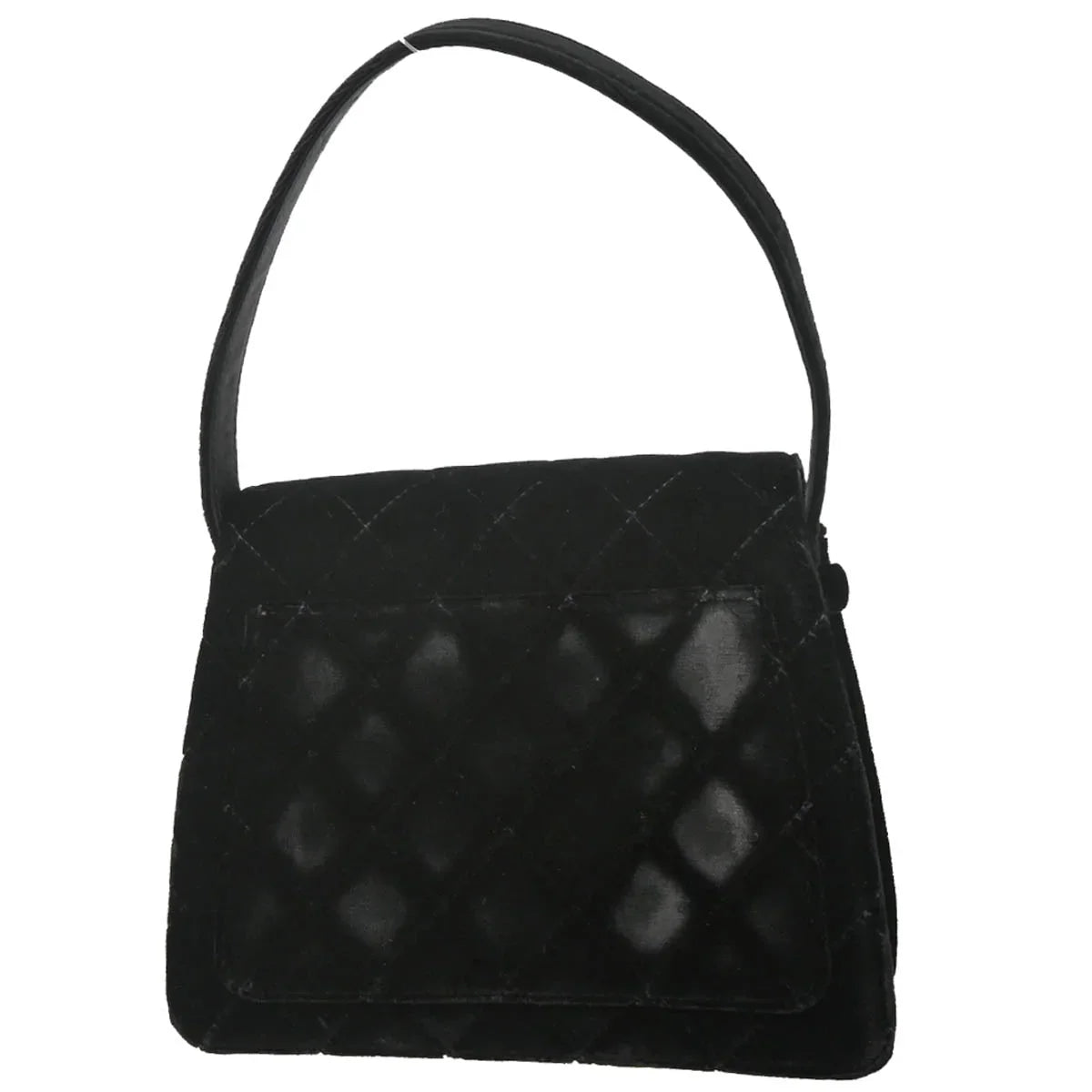 Chanel 1997-1999 Black Velvet Handbag