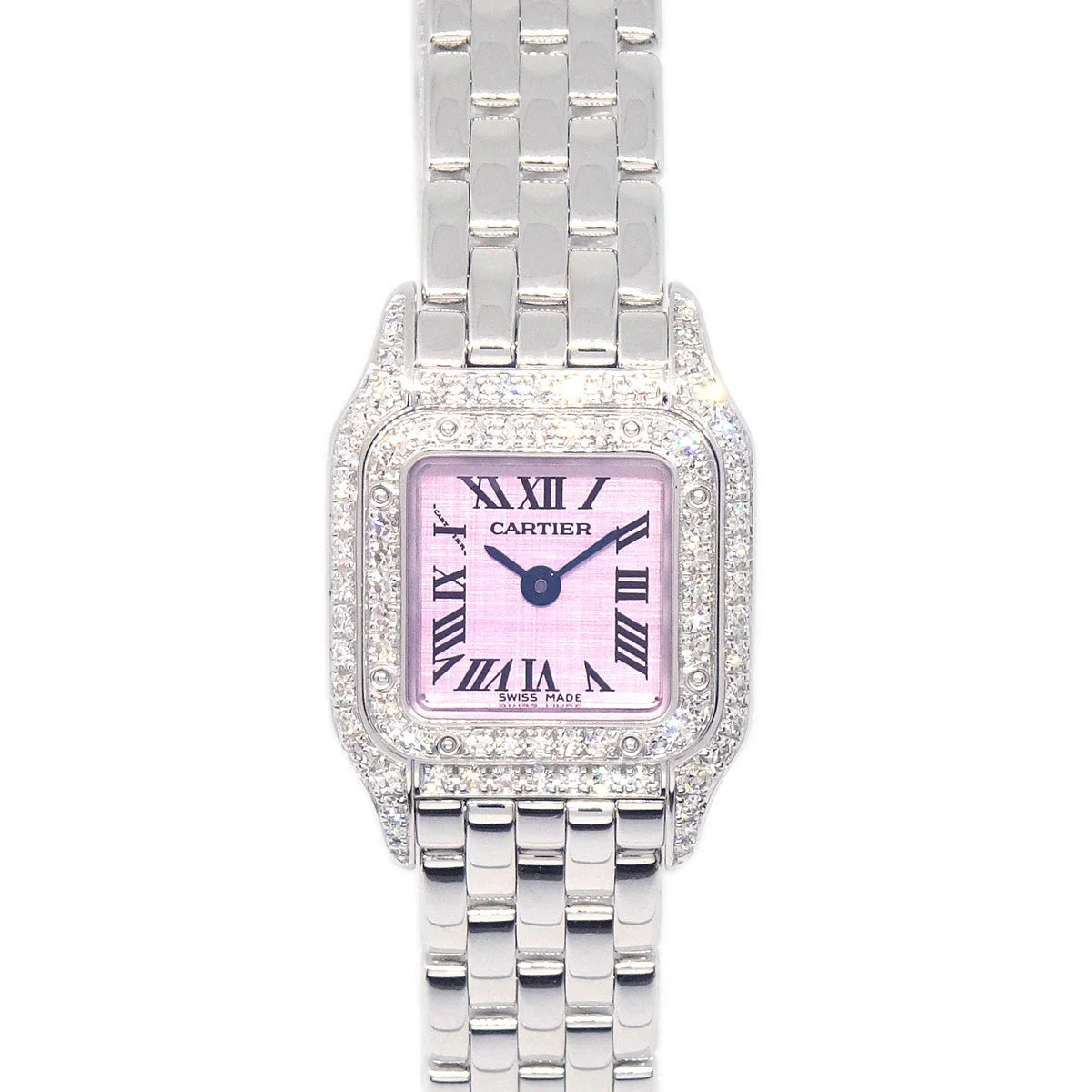 Cartier Mini Panthere Ref.2363 Quartz Watch 18KWG Diamond