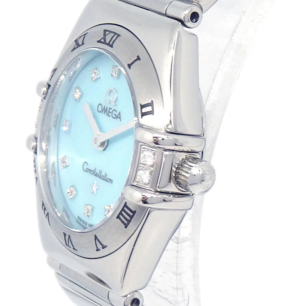 Omega Constellation Ref.895.1248 Quartz Watch SS Diamond
