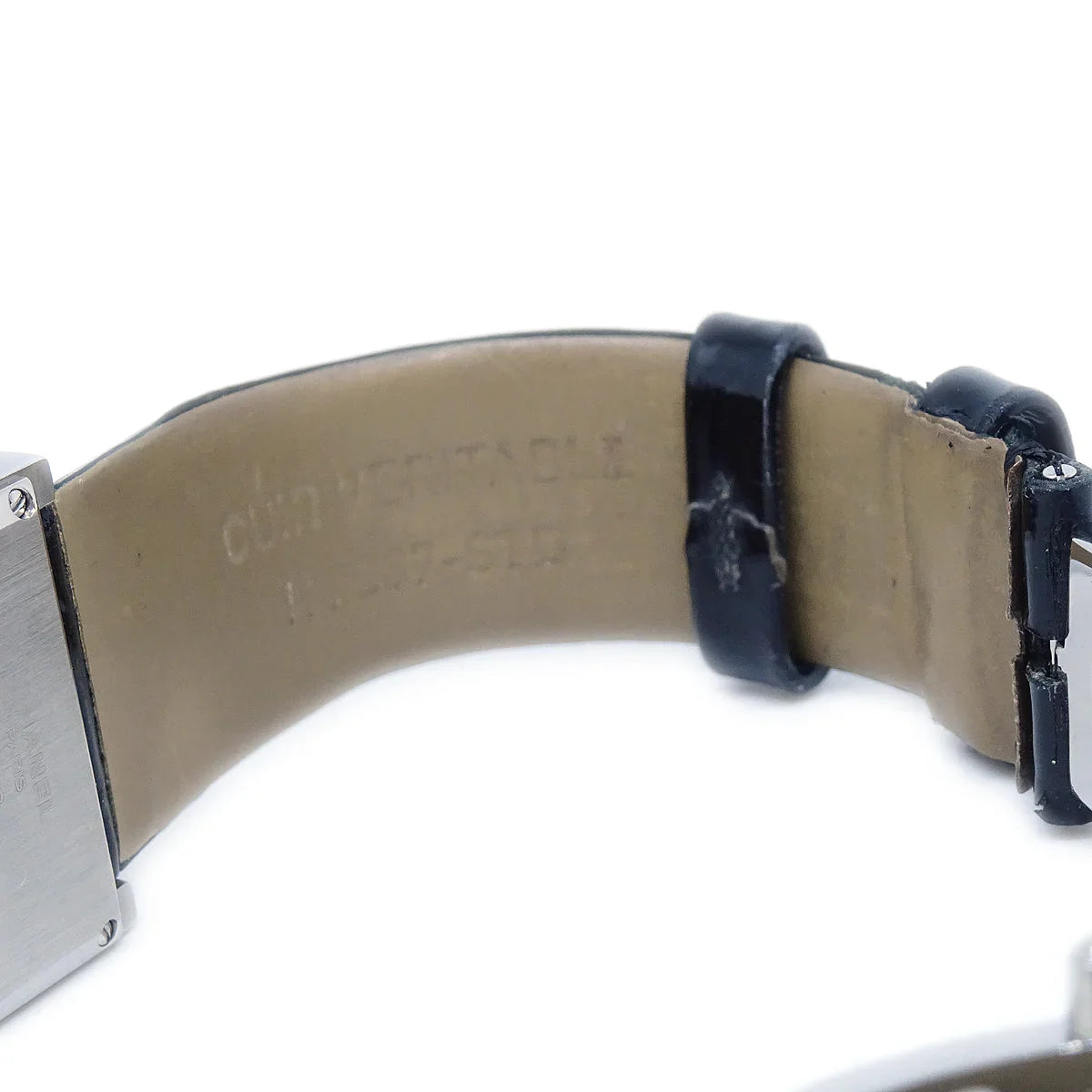 Chanel Mademoiselle Quartz Watch SS Black