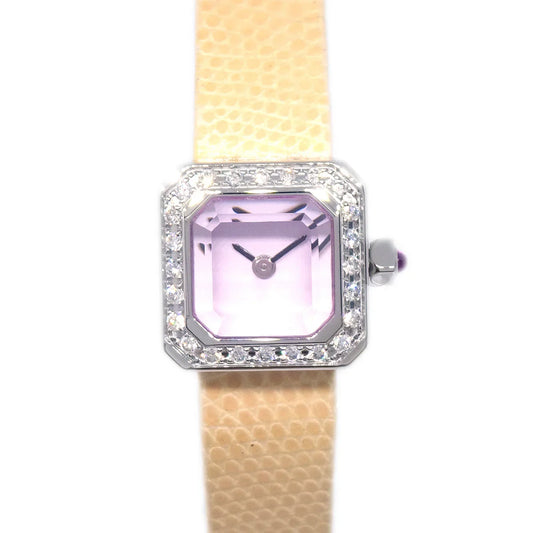 Corum * Sugar Cube Ref.137.427.47 Quartz Watch SS Diamond