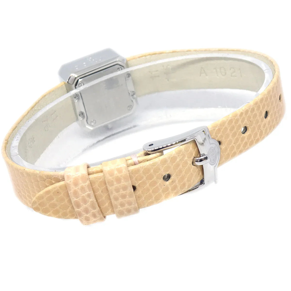 Corum * Sugar Cube Ref.137.427.47 Quartz Watch SS Diamond