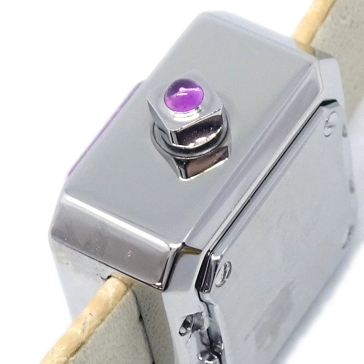 Corum * Sugar Cube Ref.137.427.47 Quartz Watch SS Diamond