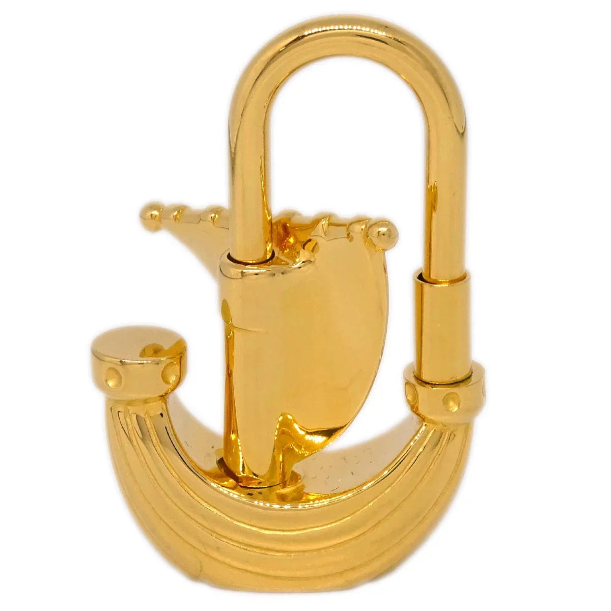 Hermes 2006 Limited Edition L’ Air de Paris Yacht Cadena Gold Small Good