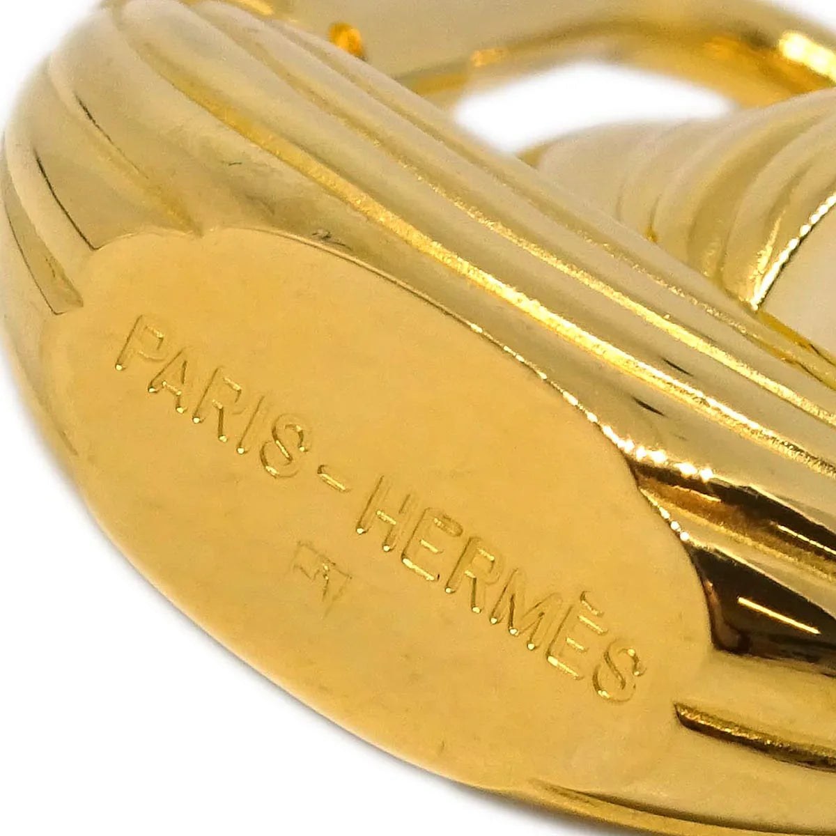 Hermes 2006 Limited Edition L’ Air de Paris Yacht Cadena Gold Small Good