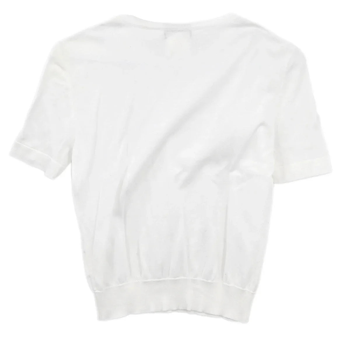 Chanel 1996 Short Sleeve Top White #36