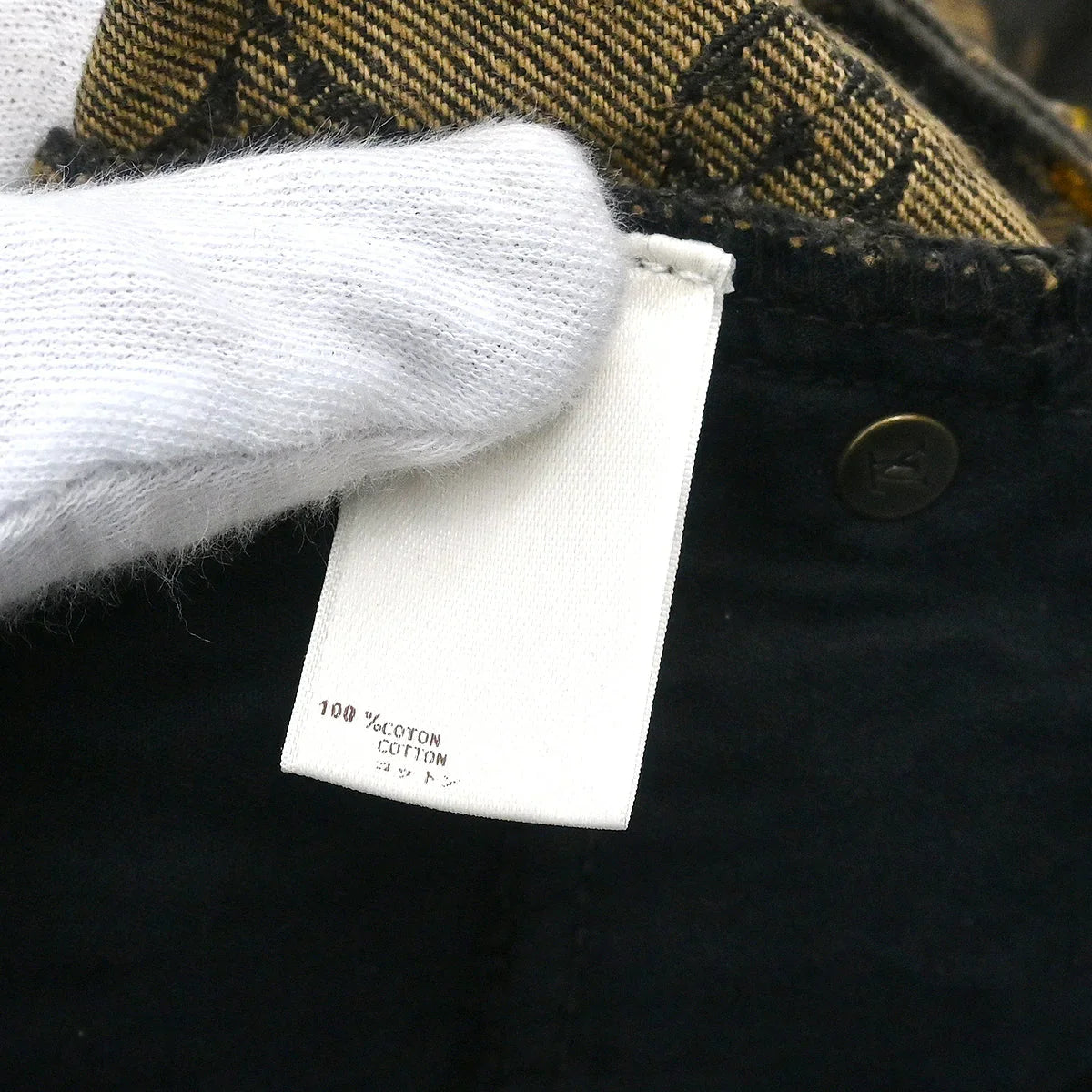 Louis Vuitton Monogram Denim Long Pants Gray #38