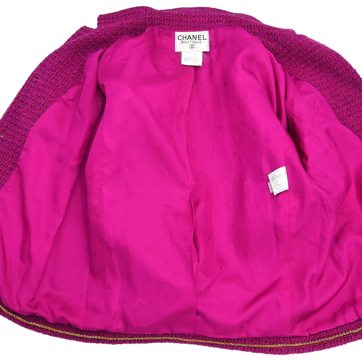 Chanel Single Breasted Jacket Pink #38
