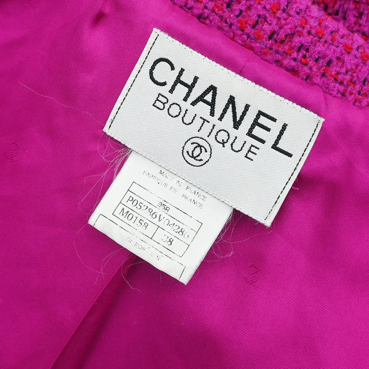 Chanel Single Breasted Jacket Pink #38