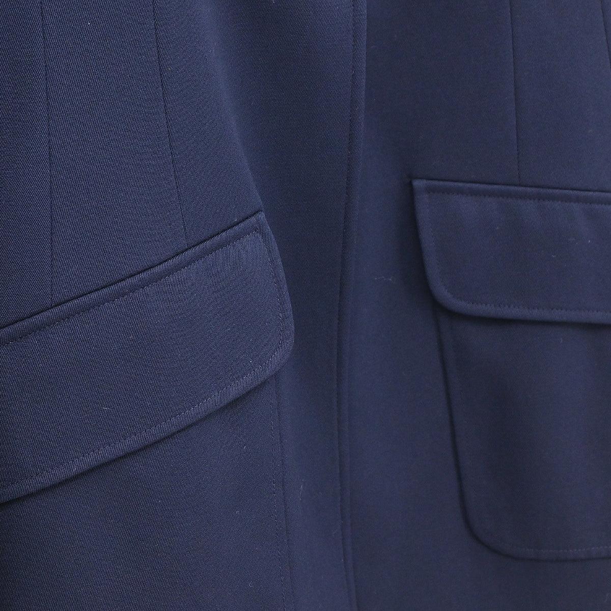 Chanel 1997 Single Breasted Jacket Navy #38