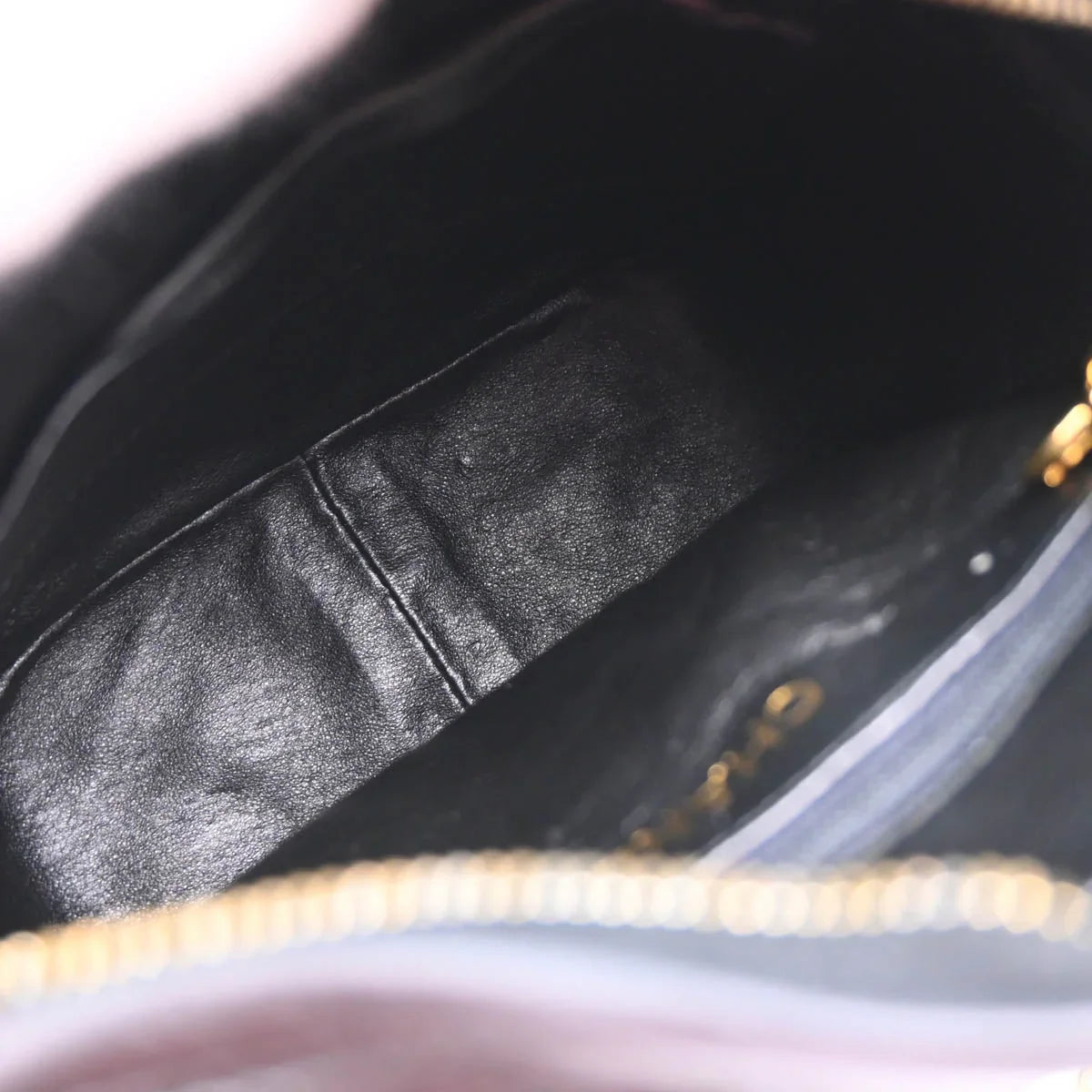Chanel 1991-1994 Black Lambskin Camera Bag Mini
