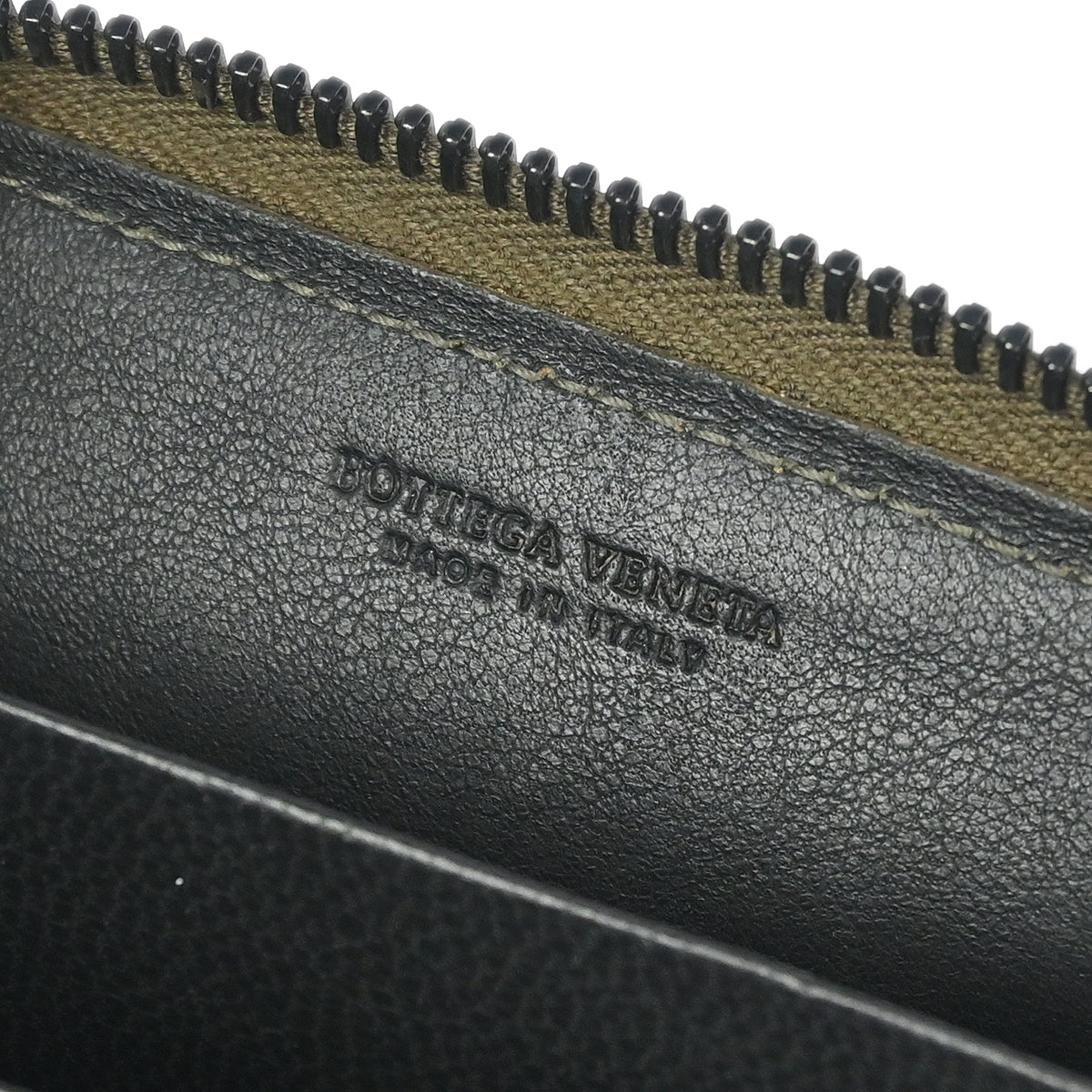 Bottega Veneta Bronze Intrecciato Coin Case Wallet