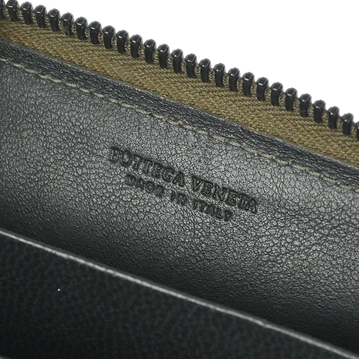 Bottega Veneta Bronze Intrecciato Coin Case Wallet