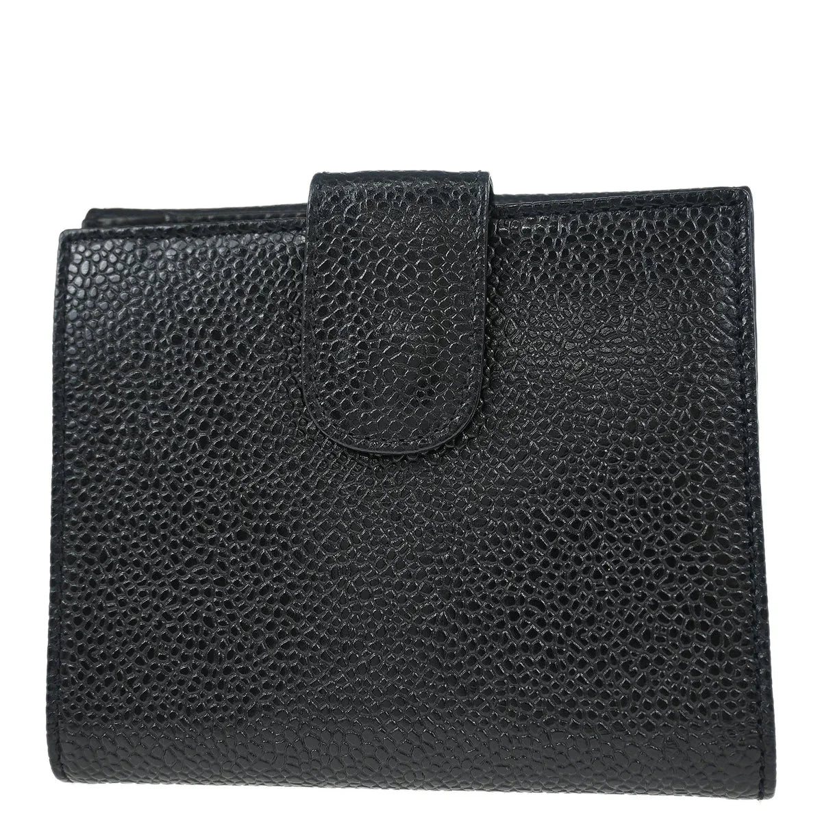 Chanel 1996-1997 Black Caviar Bifold Wallet