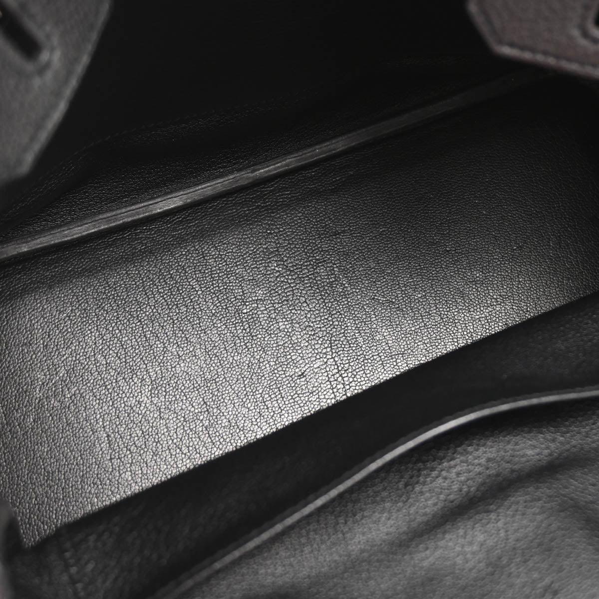 Hermes 2008 Black Togo Birkin 30 Handbag