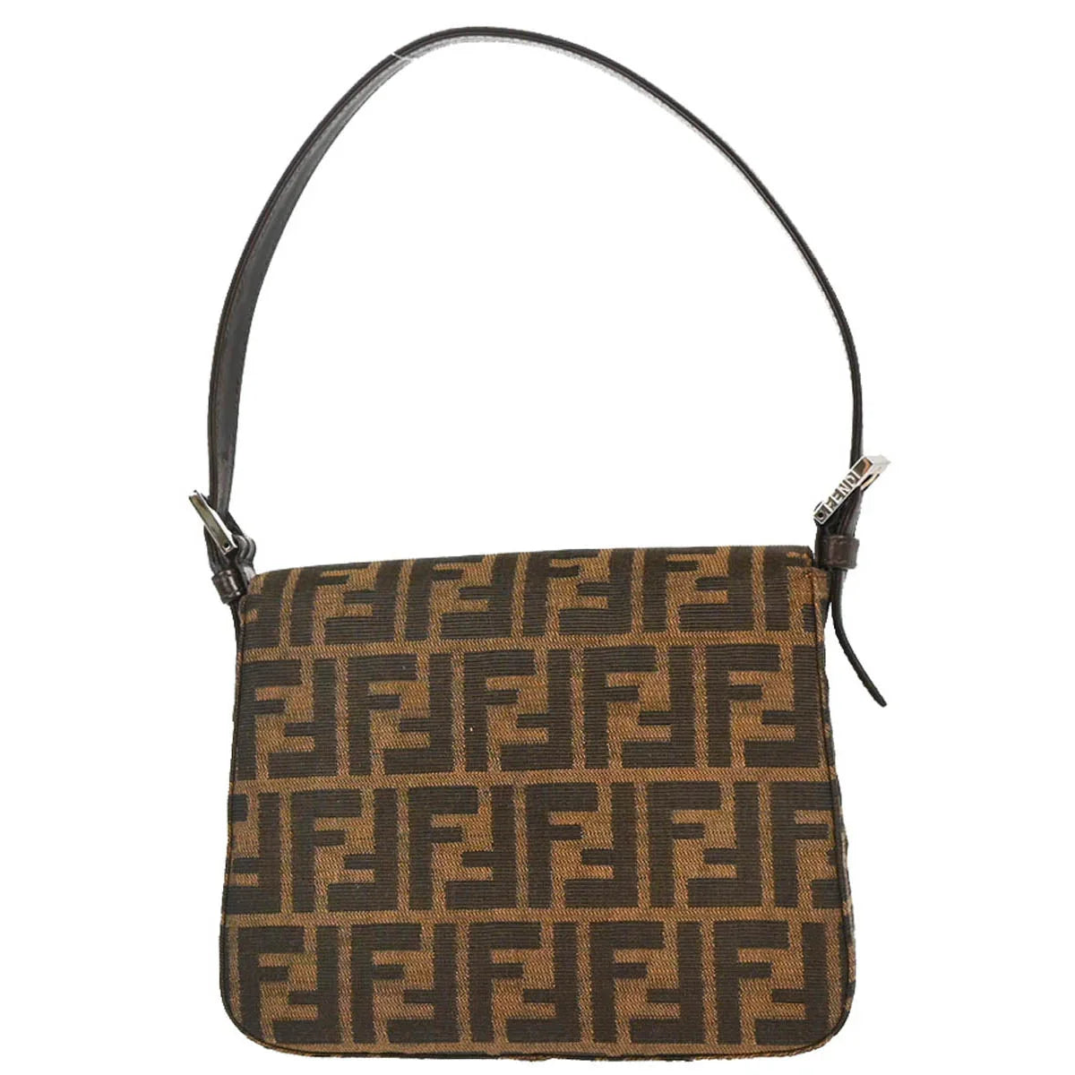 Fendi 1990-2000s Brown Zucca Handbag