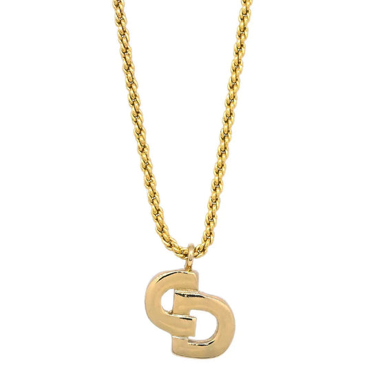 Christian Dior Necklace Pendant Gold