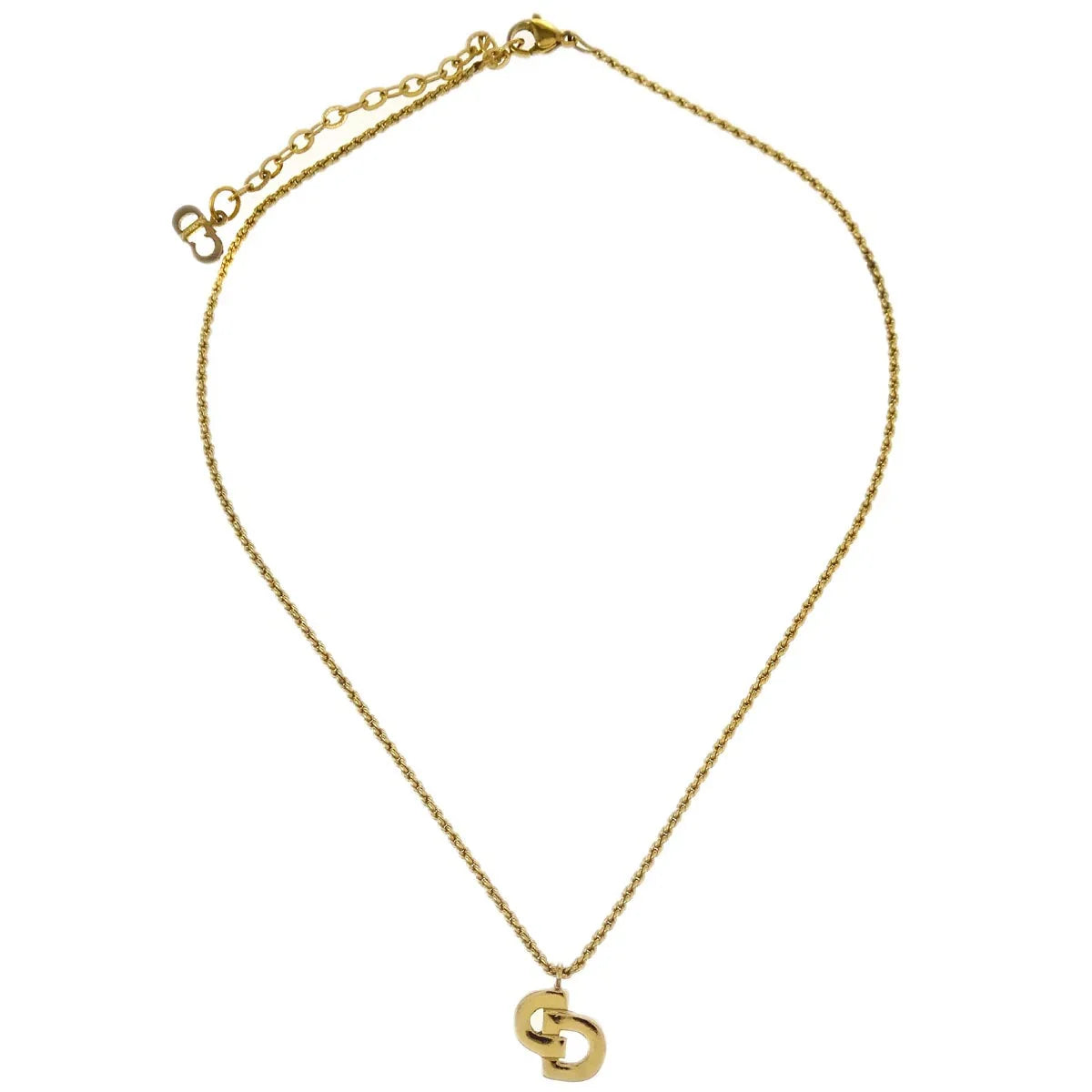 Christian Dior Necklace Pendant Gold