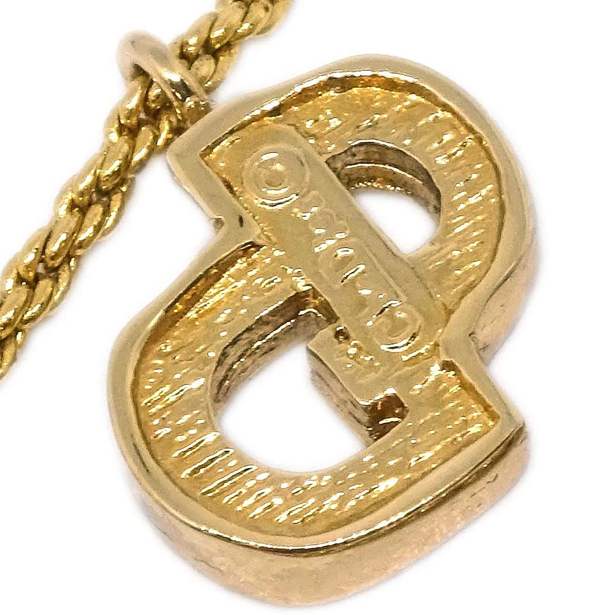 Christian Dior Necklace Pendant Gold