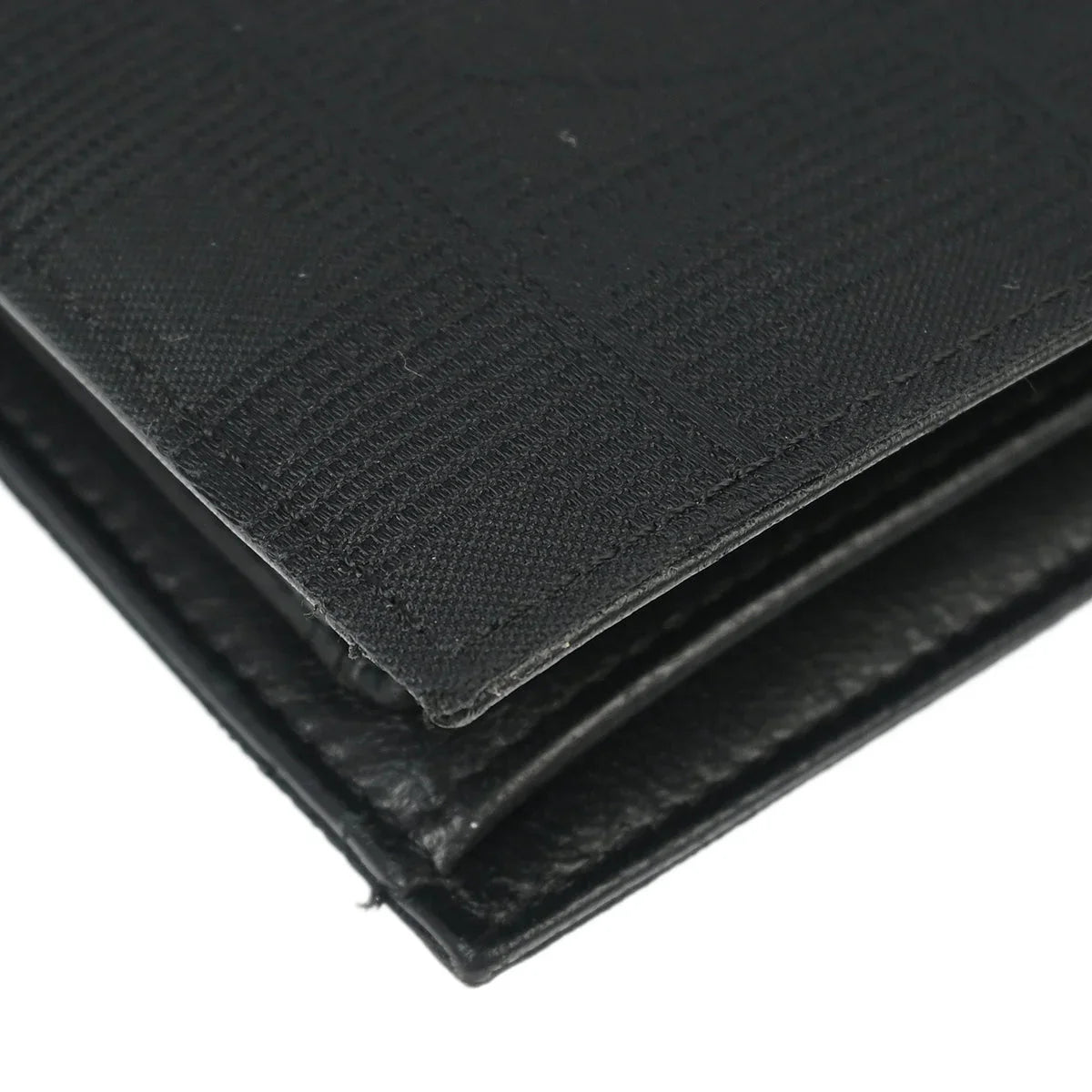 Chanel 2000-2001 Black Nylon Travel Line Bifold Wallet