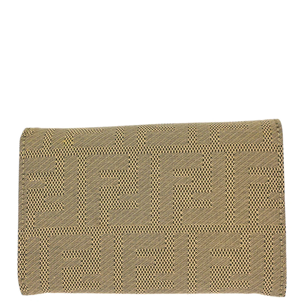 Fendi 2004 Beige Zucca Wallet Purse