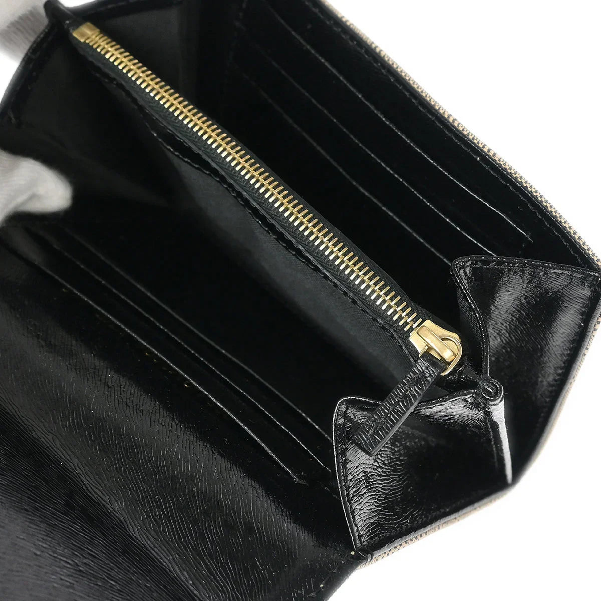 Fendi 2004 Beige Zucca Wallet Purse