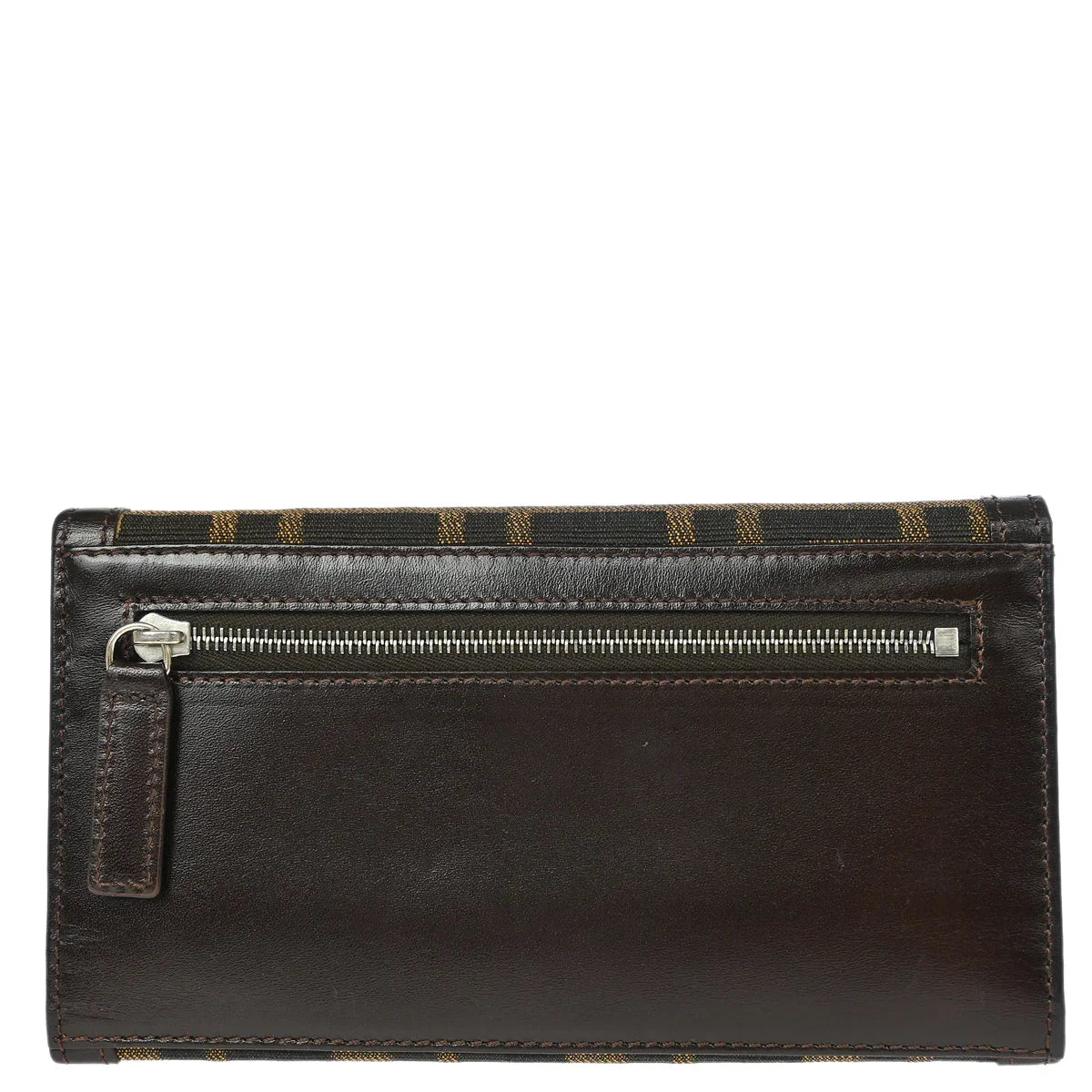 Fendi 2008 Brown Zucca Wallet Purse