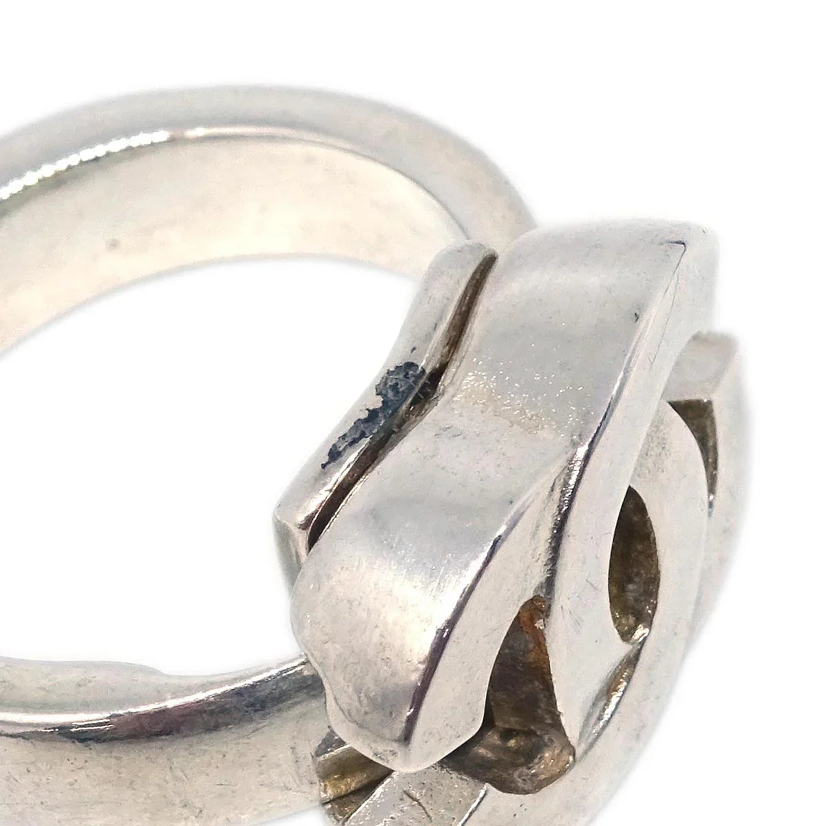 Chanel Ring Silver 01P #51 #11