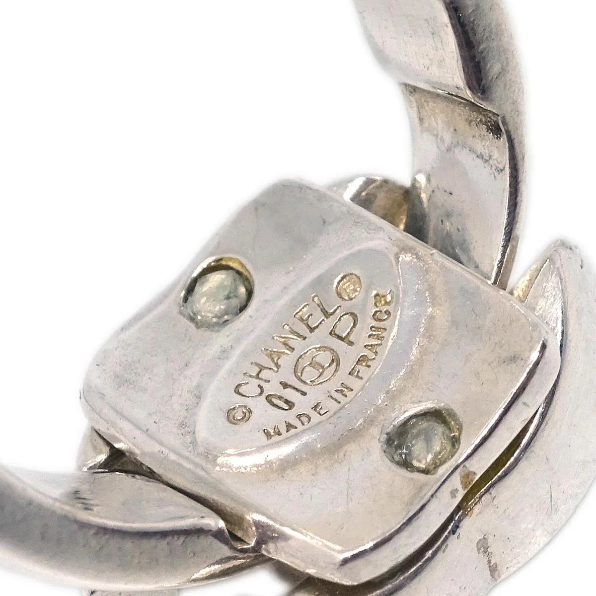 Chanel Ring Silver 01P #51 #11