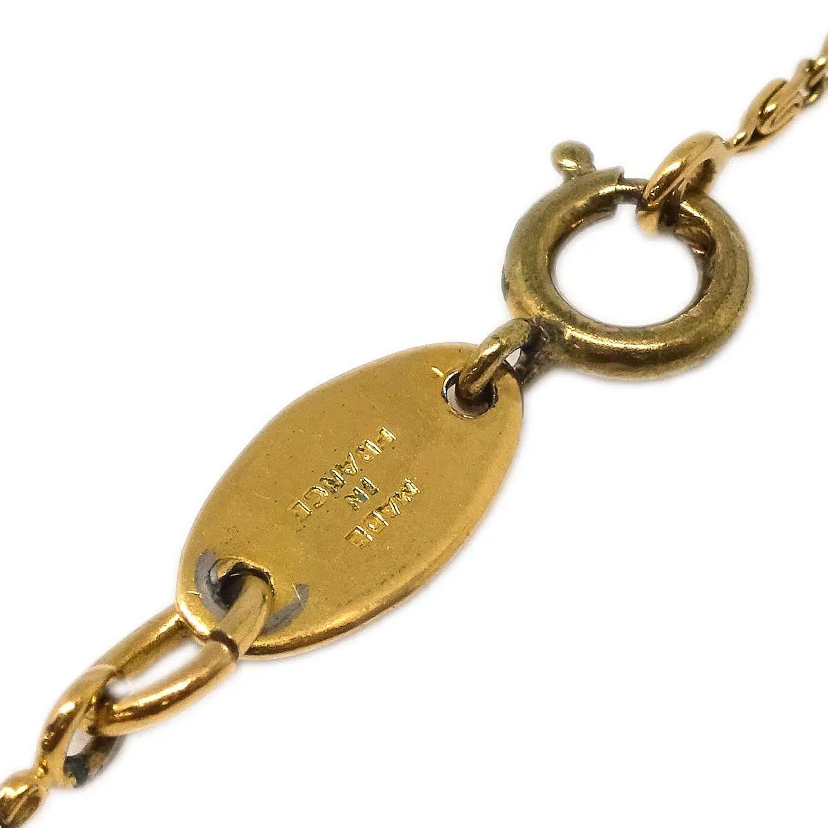 Chanel Gold CC Chain Pendant Necklace 1982