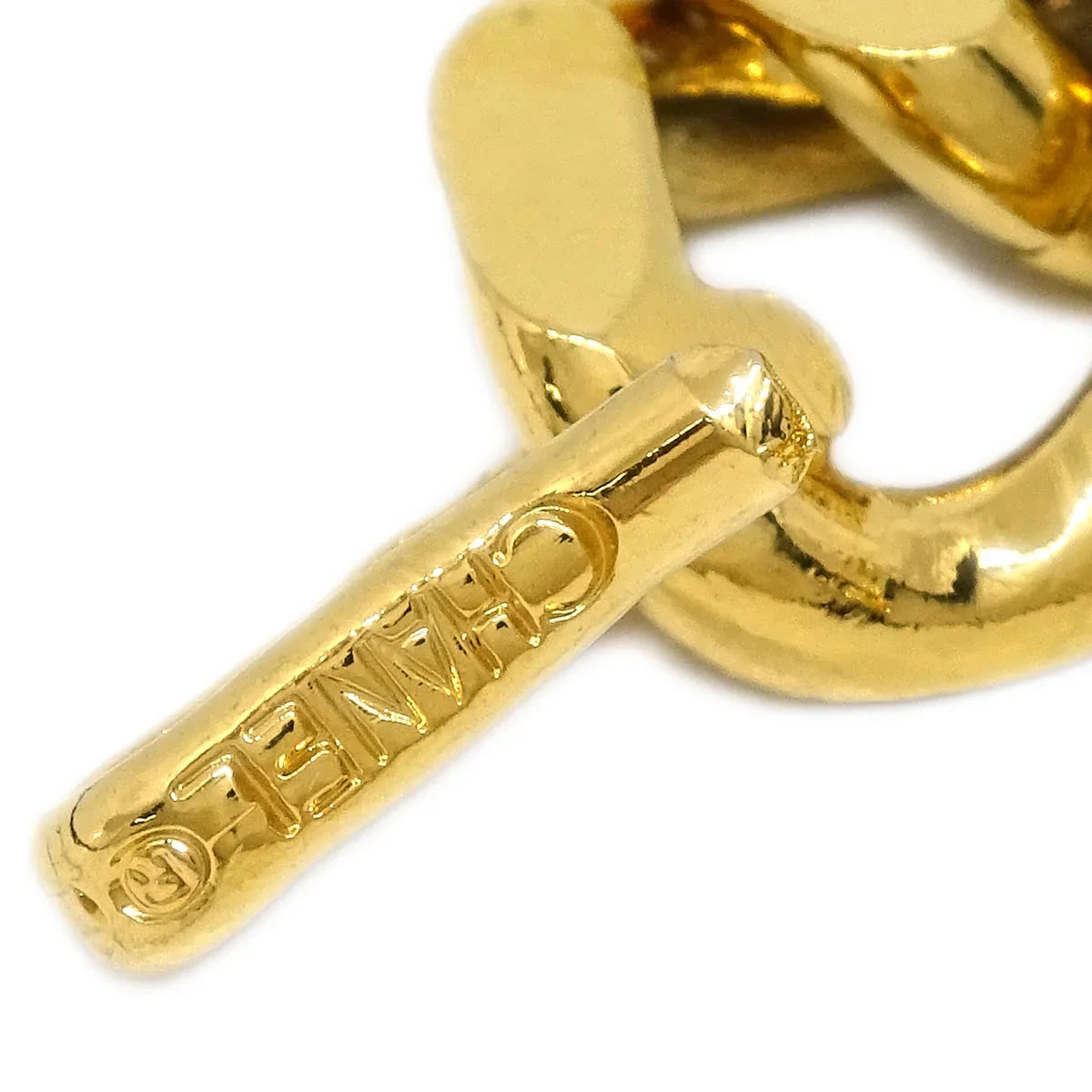 Chanel Medallion Charm Chain Belt Gold 94A Small Good