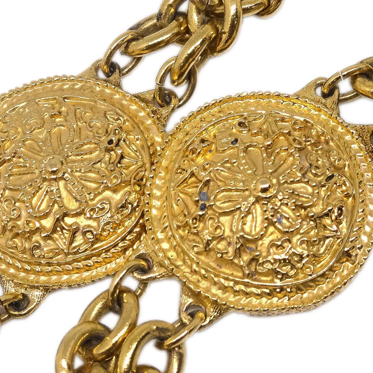 Chanel Gold Chain Belt Small Good
