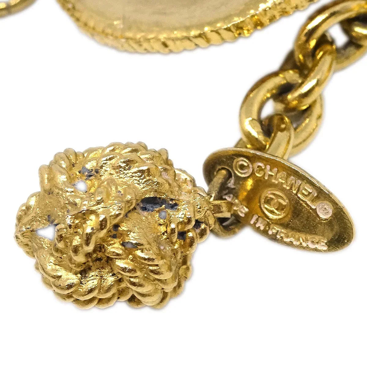 Chanel Gold Chain Belt Small Good