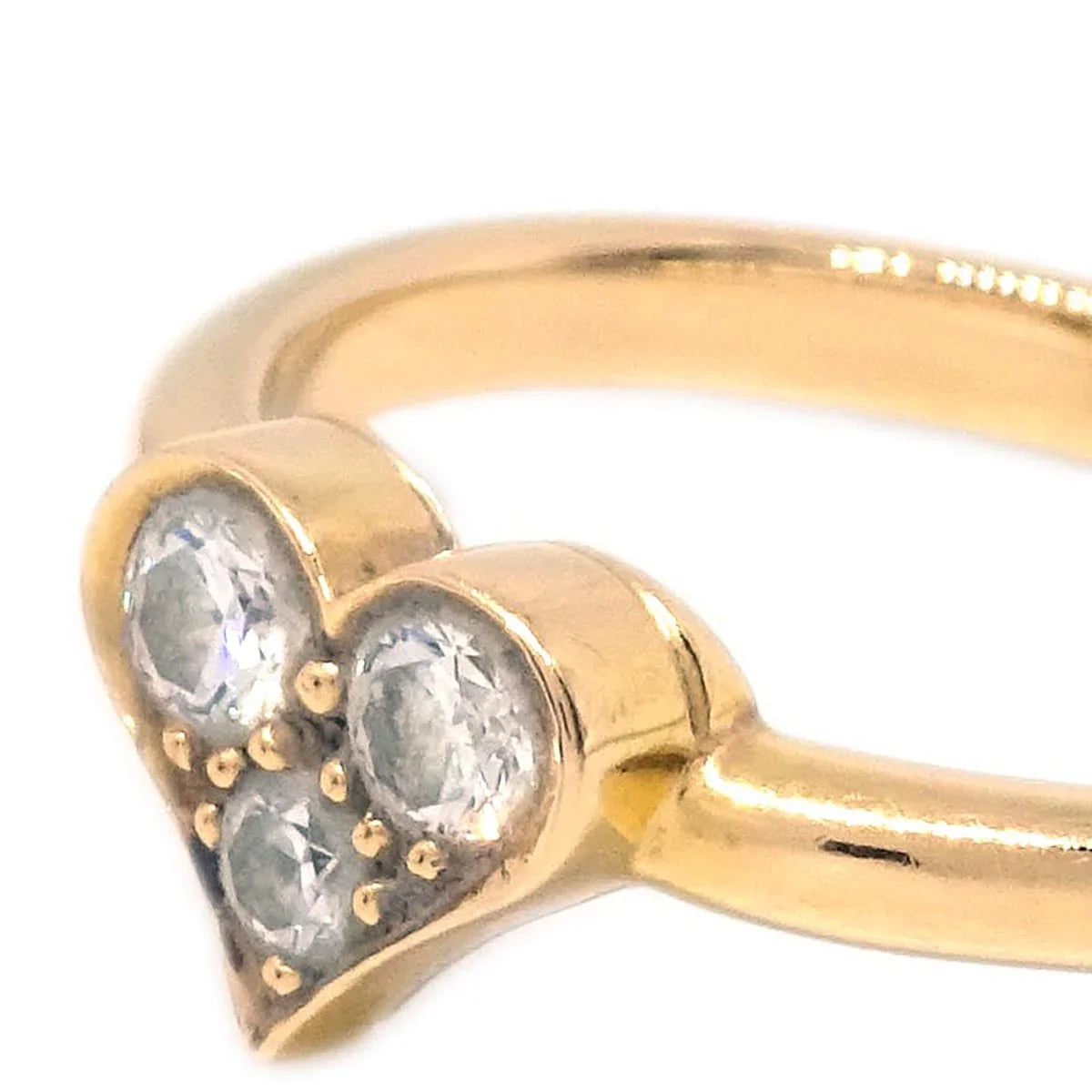 Tiffany & Co. Sentimental Heart Ring AU750 Diamond #46 #6