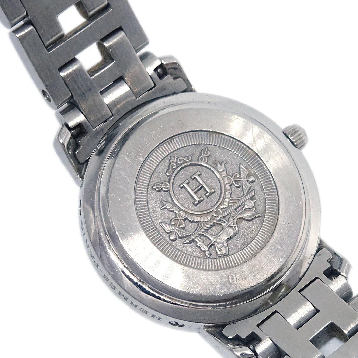 Hermes CL4.210 Clipper Quartz Watch SS
