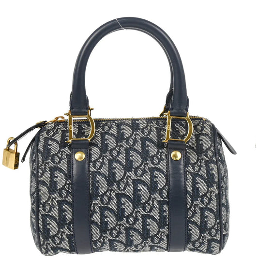 Christian Dior 2001 Navy Trotter Handbag