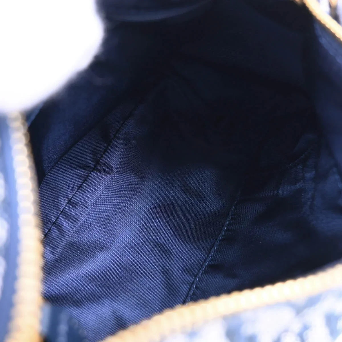 Christian Dior 2001 Navy Trotter Handbag