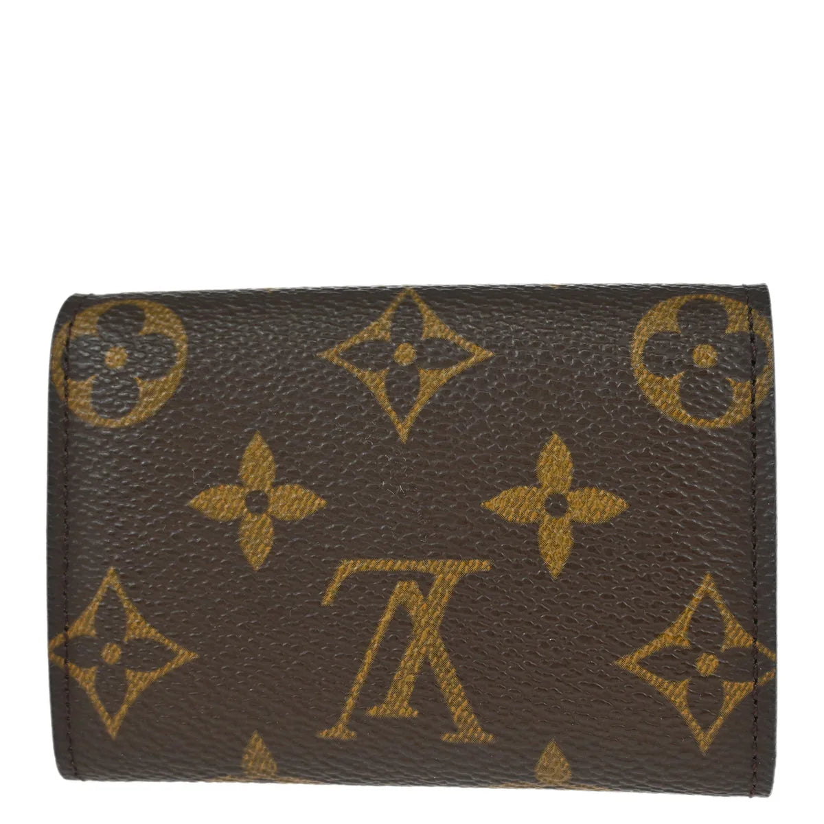 Louis Vuitton 2002 Monogram Porte Monnaie Plat Coin Case Wallet M61930