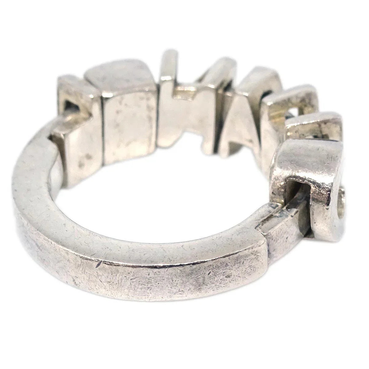 Chanel Ring Silver #50 #10 01P