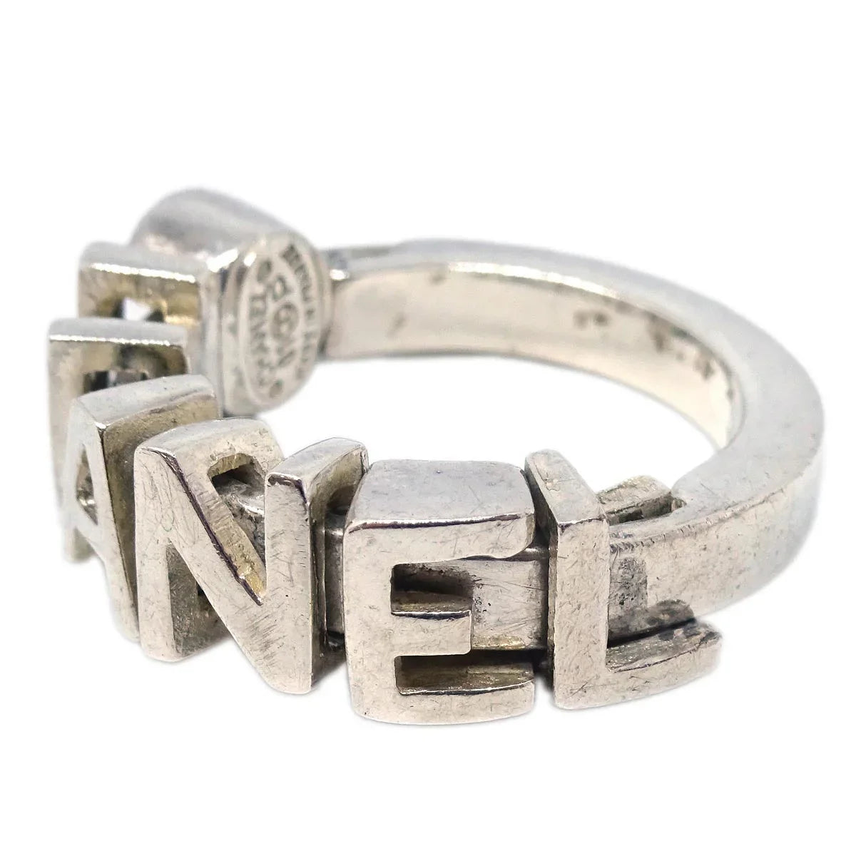 Chanel Ring Silver #50 #10 01P