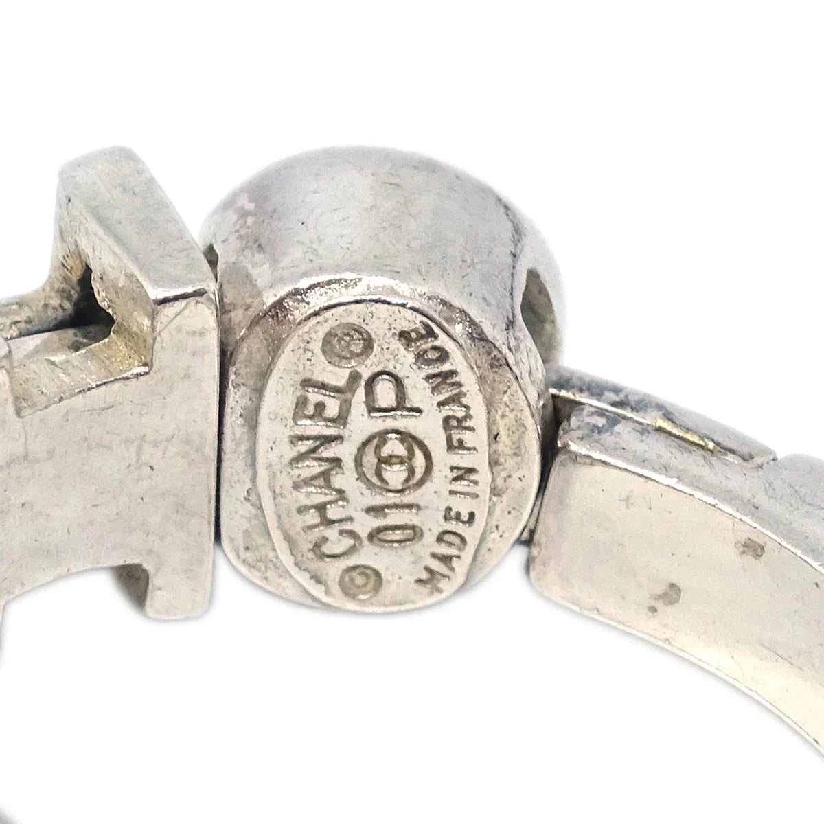 Chanel Ring Silver #50 #10 01P