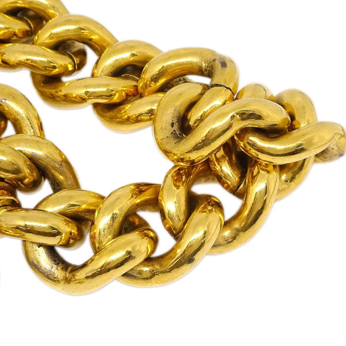 Chanel Gold Chain Pendant Necklace 94P
