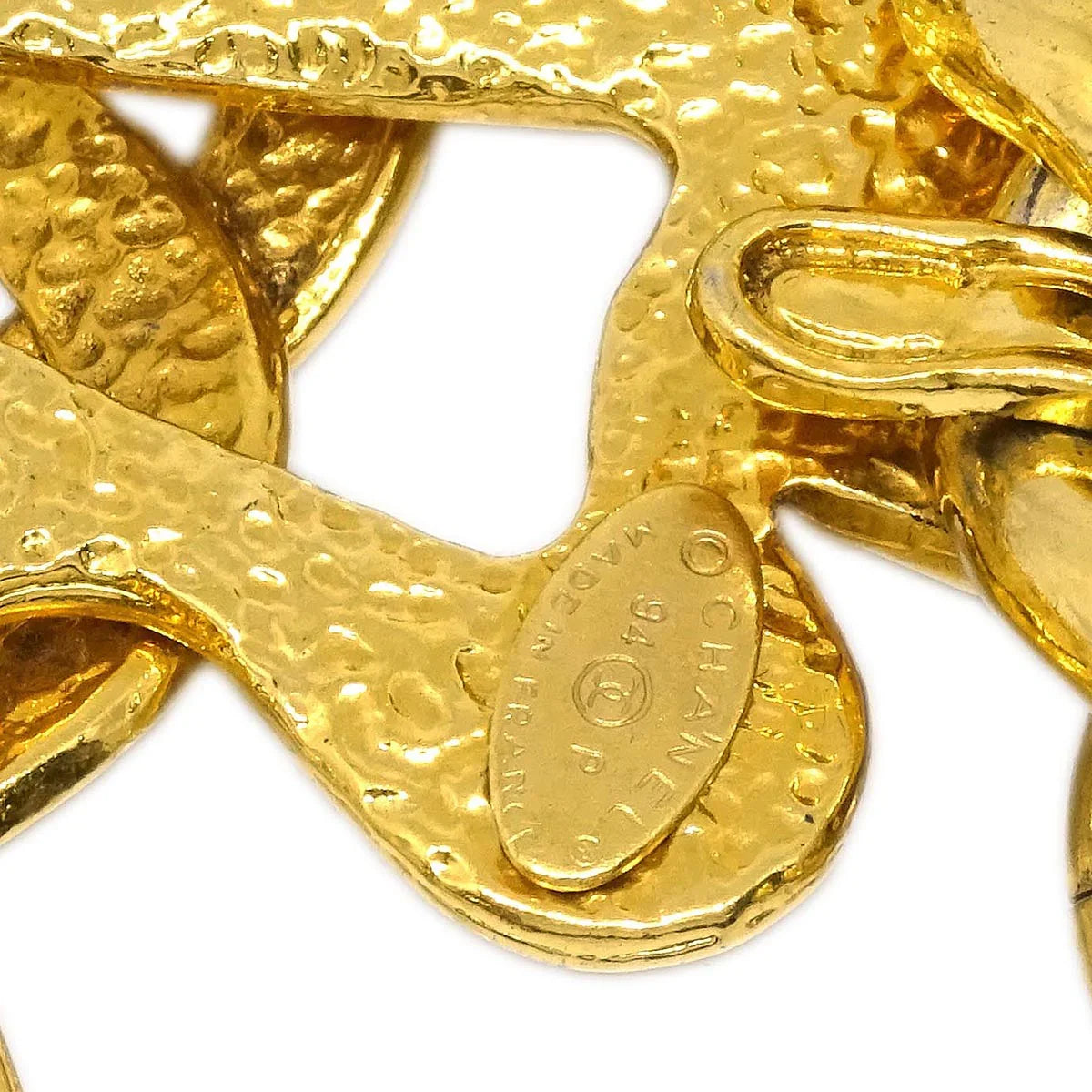 Chanel Gold Chain Pendant Necklace 94P