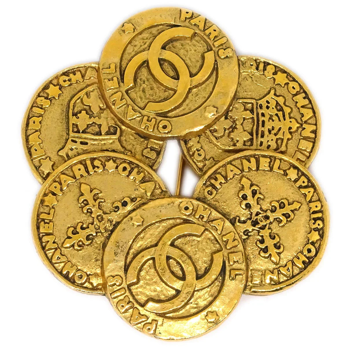 Chanel Brooch Pin Gold 1240/28